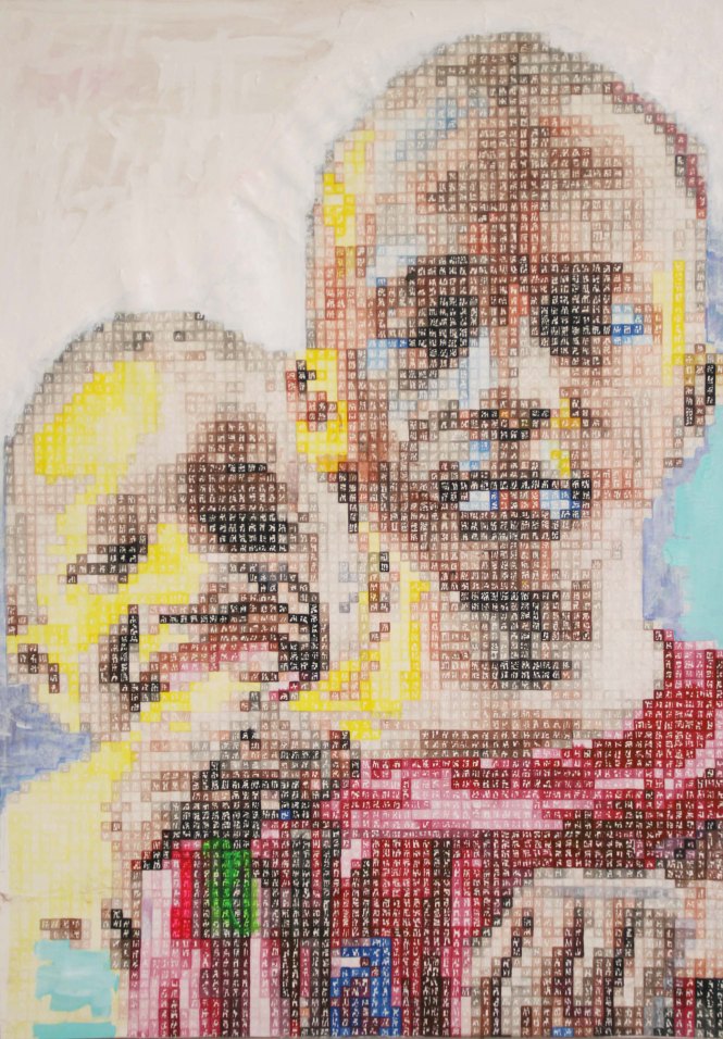 Friendship, Acrylique 102x72 cm