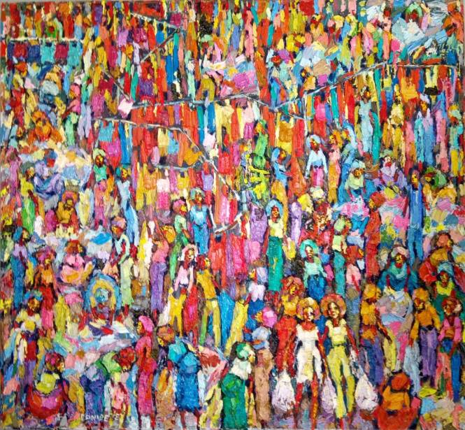 Second Market (2) 110 x 103cm