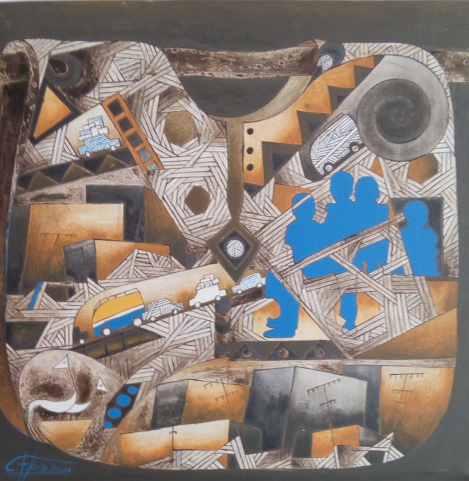 Titre- Heure de pause - Dimensions - 80 - 77